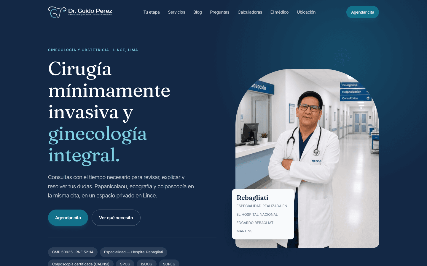 Sitio de Dr. Guido Pérez Chipana